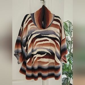 Sunset Sienna Striped Multicolor Women's Sweater